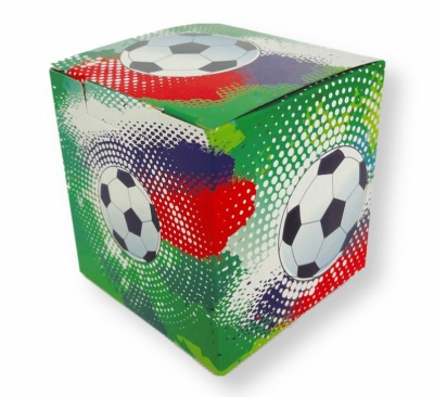 Подарочная коробка для кружки Футбол (без окна)