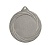 Медаль металлическая Плетение D=7 см, серебро (под вкладыш 50мм)